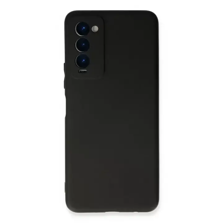 Newface Tecno Camon 18 Kılıf First Silikon - Siyah