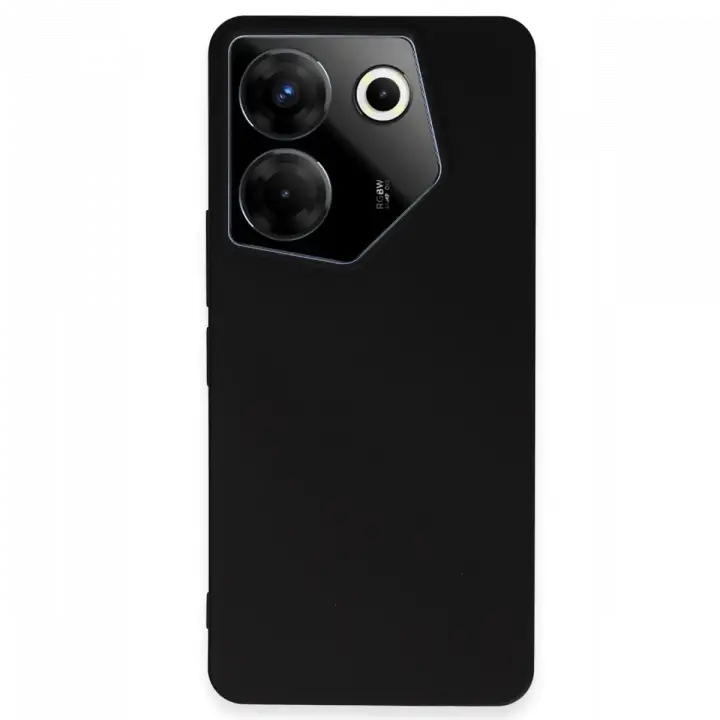 Newface Tecno Camon 20 Pro 5G Kılıf First Silikon - Siyah