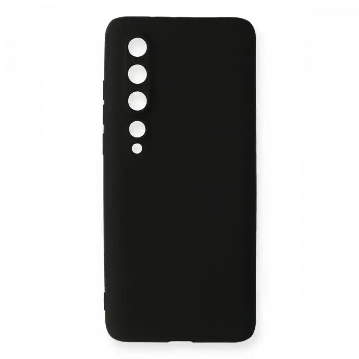 Newface Xiaomi Mi 10 Kılıf First Silikon - Siyah