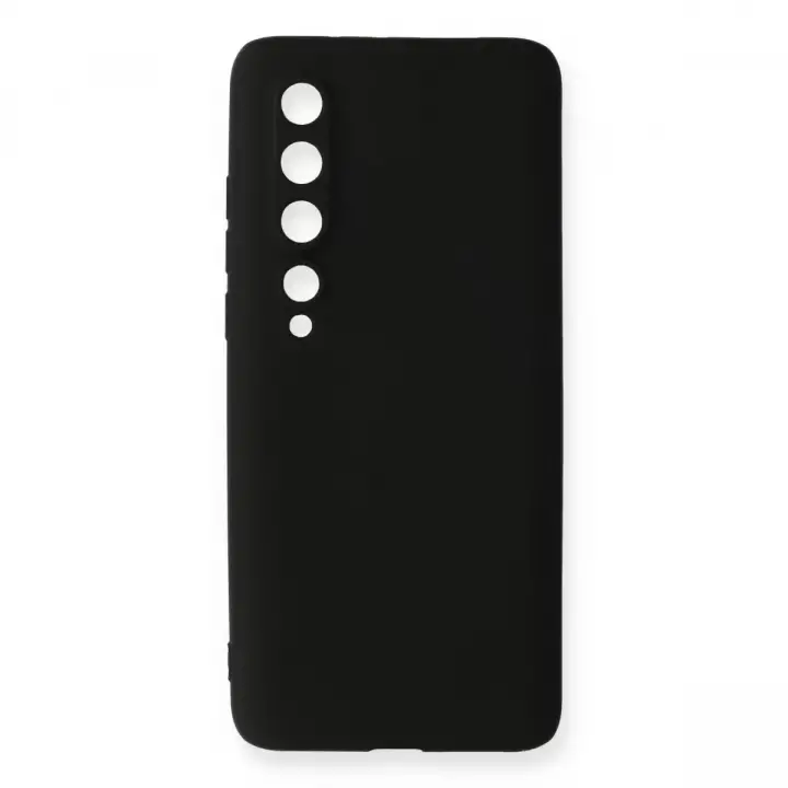 Newface Xiaomi Mi 10 Kılıf First Silikon - Siyah