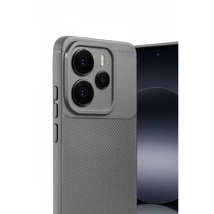 Newface Xiaomi Note 14 5G Auto Focus Karbon Kapak - Gri