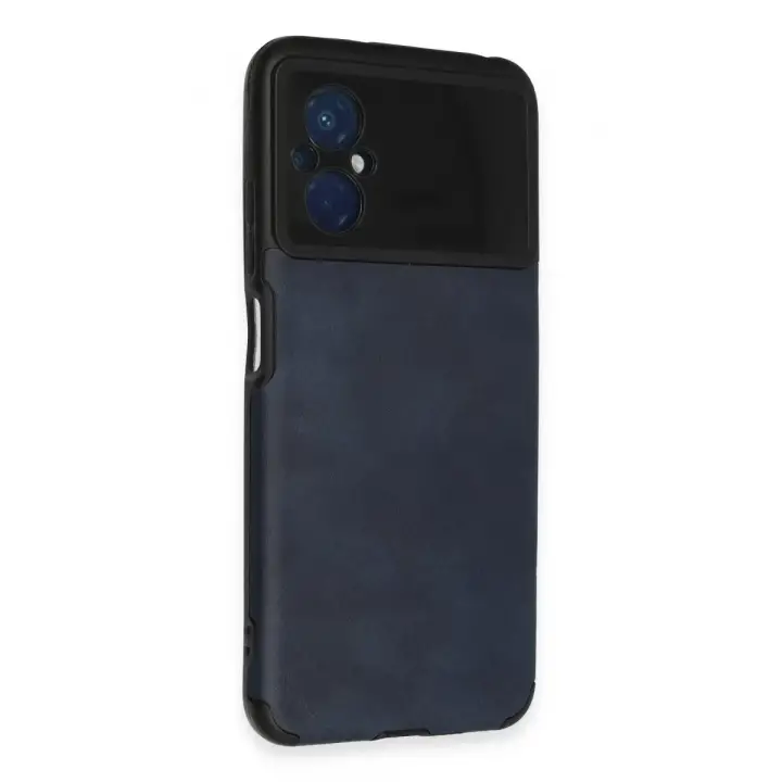 Newface Xiaomi Poco M5 Kılıf Loop Deri Silikon - Lacivert