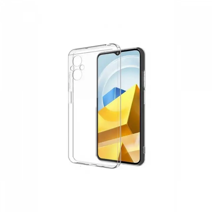 Newface Xiaomi Poco M5 Kılıf Lüx Şeffaf Silikon