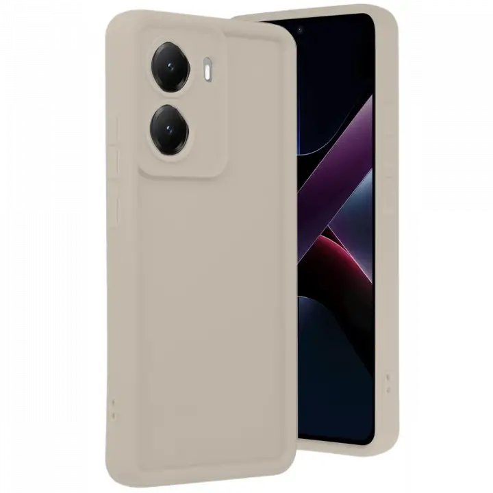 Newface Xiaomi Poco X7 Pro Viera Silikon - Krem