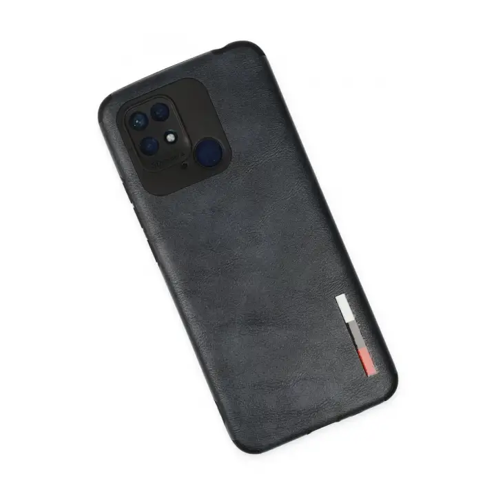 Newface Xiaomi Redmi 10C Kılıf Loop Deri Silikon - Lacivert