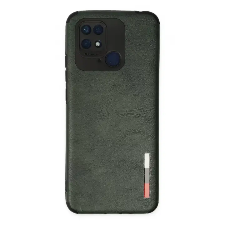 Newface Xiaomi Redmi 10C Kılıf Loop Deri Silikon - Yeşil
