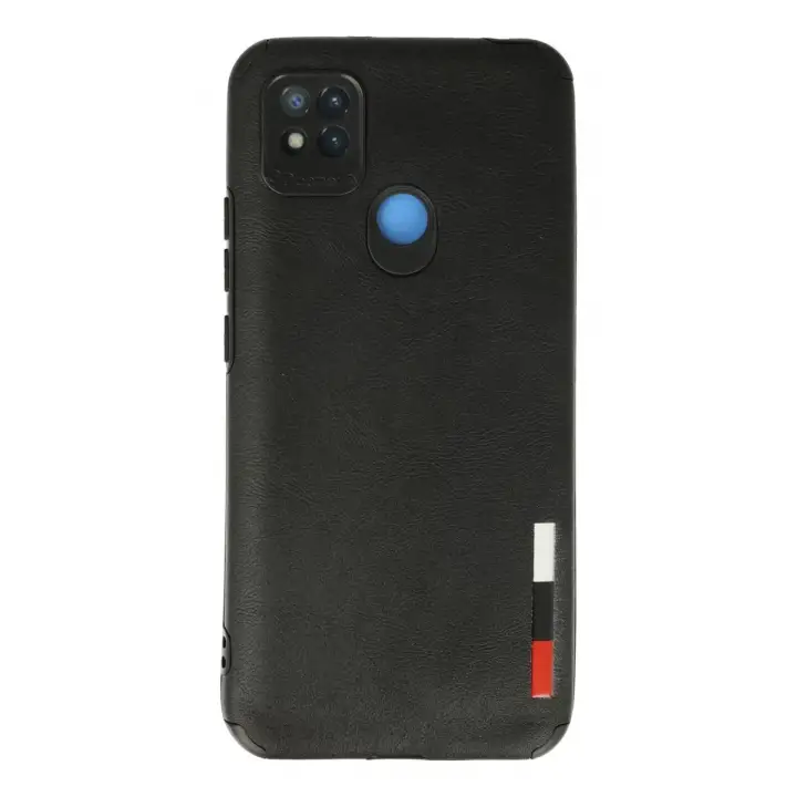 Newface Xiaomi Redmi 9C Kılıf Loop Deri Silikon - Siyah