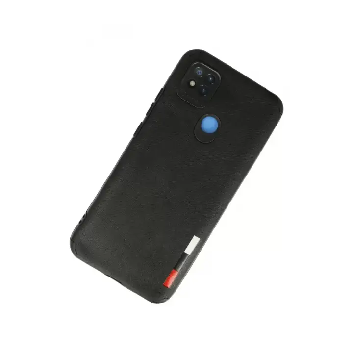 Newface Xiaomi Redmi 9C Kılıf Loop Deri Silikon - Siyah