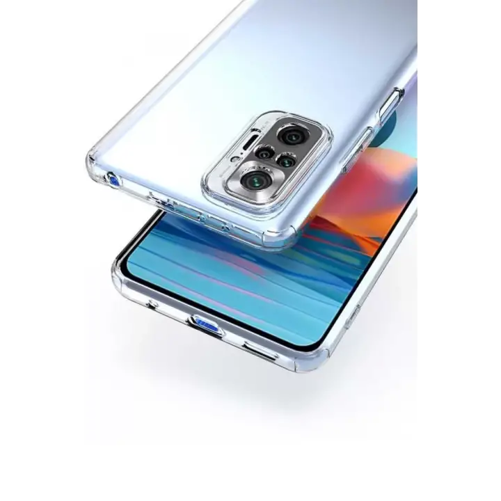 Newface Xiaomi Redmi Note 10 5G Kılıf Lüx Şeffaf Silikon