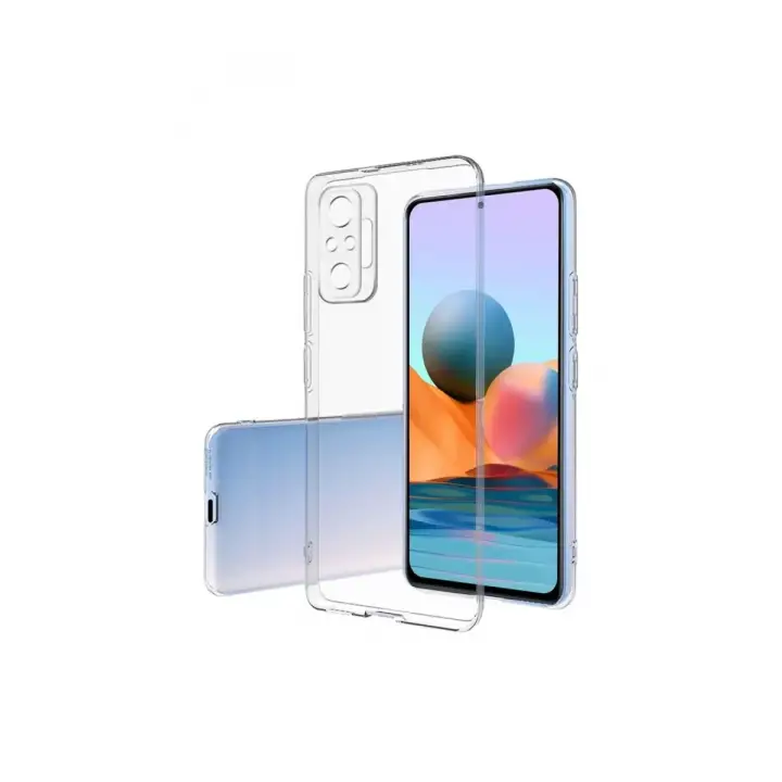 Newface Xiaomi Redmi Note 10 Pro Kılıf Lüx Şeffaf Silikon