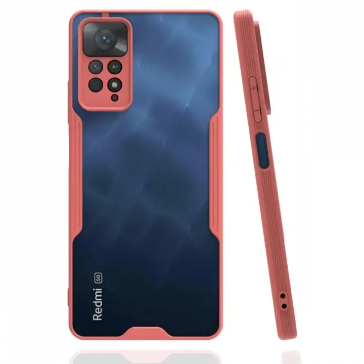 Newface Xiaomi Redmi Note 11 Pro Kılıf Platin Silikon - Pembe