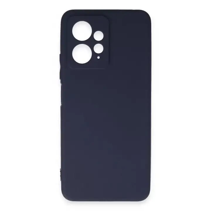 Newface Xiaomi Redmi Note 12 4G Kılıf First Silikon - Lacivert