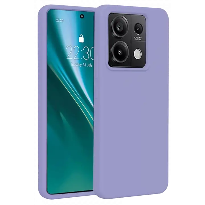 Newface Xiaomi Redmi Note 13 4G Kılıf First Silikon - Lila