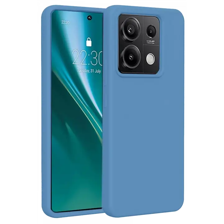 Newface Xiaomi Redmi Note 13 Pro 4G Kılıf First Silikon - Mavi
