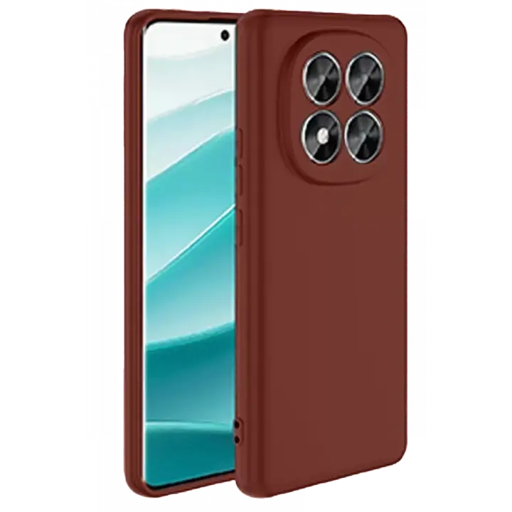 Newface Xiaomi Redmi Note 14 Pro 5G Kılıf First Silikon - Bordo