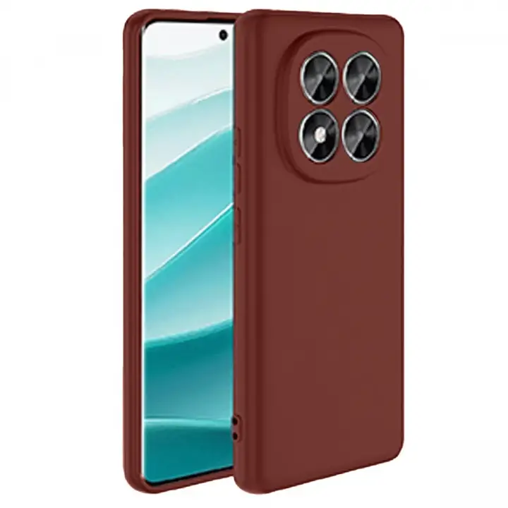 Newface Xiaomi Redmi Note 14 Pro 5G Kılıf First Silikon - Bordo