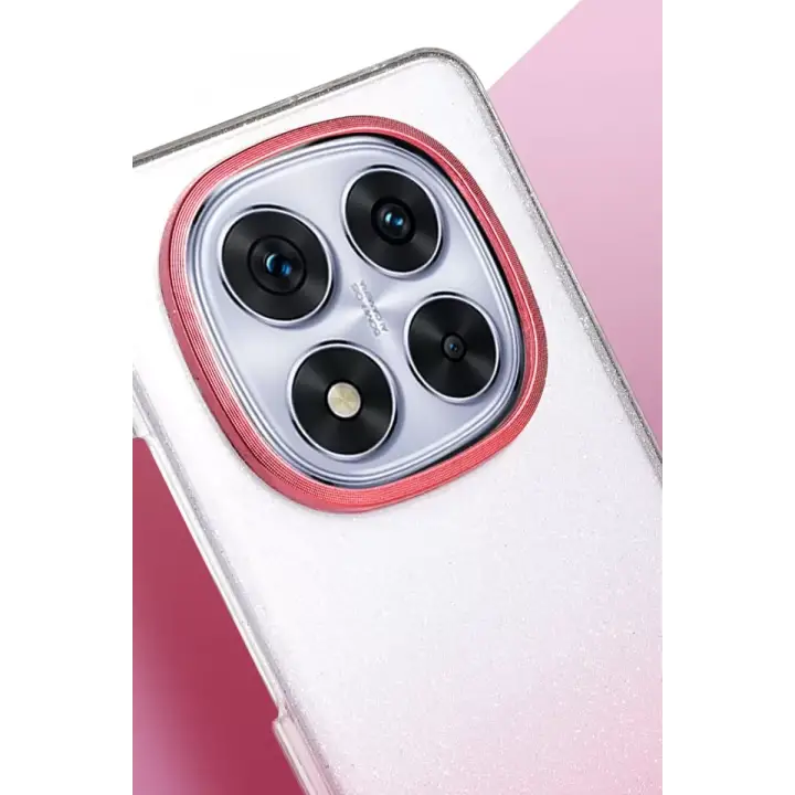 Newface Xiaomi Redmi Note 14 Pro Plus Glossy Kapak - Pembe