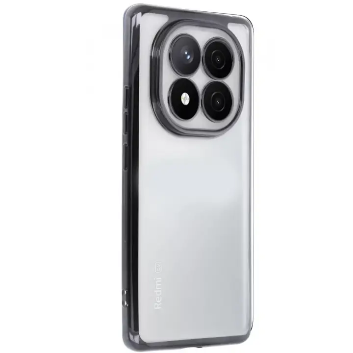 Newface Xiaomi Redmi Note 14 Pro Plus Kılıf Razer Lensli Silikon - Siyah
