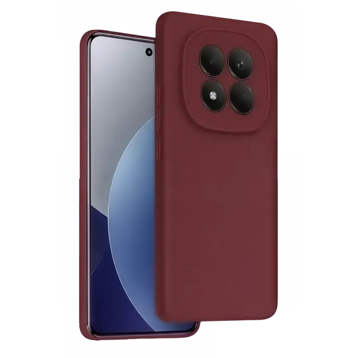 Newface Xiaomi Redmi Note 15 Pro 4G First Silikon - Bordo