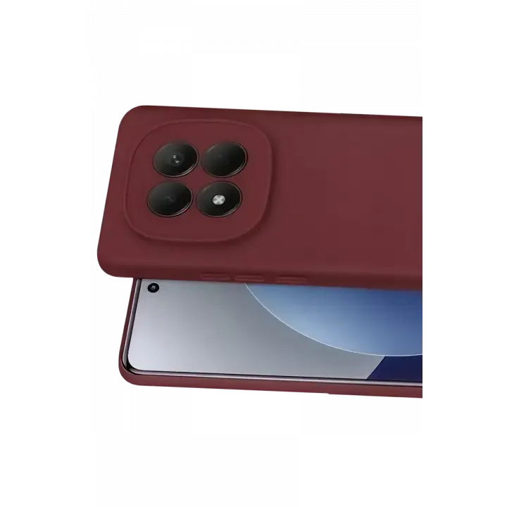 Newface Xiaomi Redmi Note 15 Pro 4G First Silikon - Bordo
