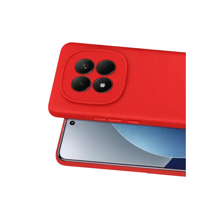 Newface Xiaomi Redmi Note 15 Pro 4G First Silikon - Kırmızı
