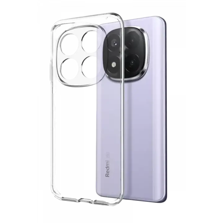 Newface Xiaomi Redmi Note 15 Pro Plus 5G Lüx Şeffaf Silikon - Şeffaf