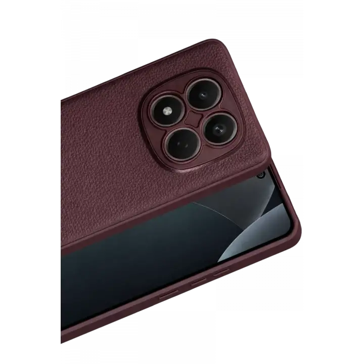 Newface Xiaomi Redmi Note 15 Pro Plus 5G Thermax Silikon Kılıf - Bordo