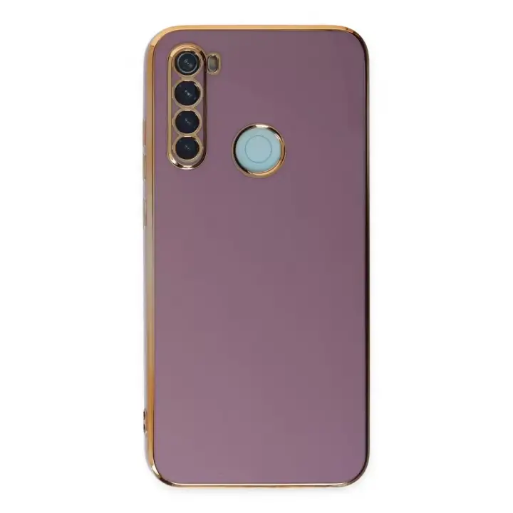 Newface Xiaomi Redmi Note 8 Kılıf Volet Silikon - Mor