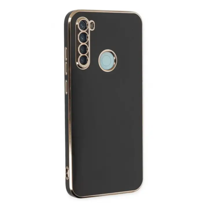 Newface Xiaomi Redmi Note 8 Kılıf Volet Silikon - Siyah