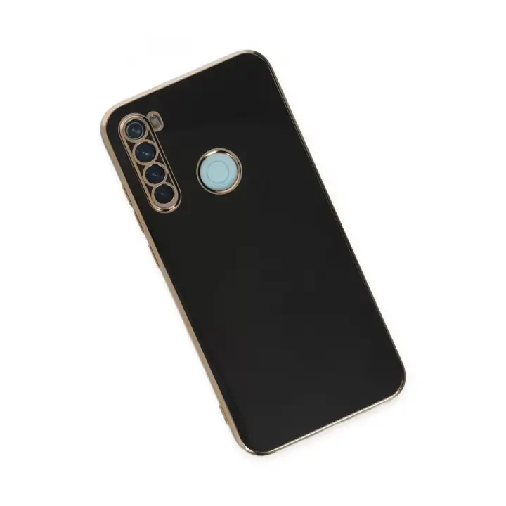 Newface Xiaomi Redmi Note 8 Kılıf Volet Silikon - Siyah