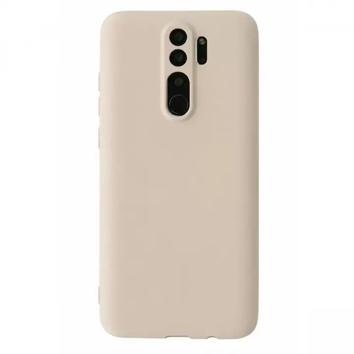 Newface Xiaomi Redmi Note 8 Pro Kılıf First Silikon - Krem