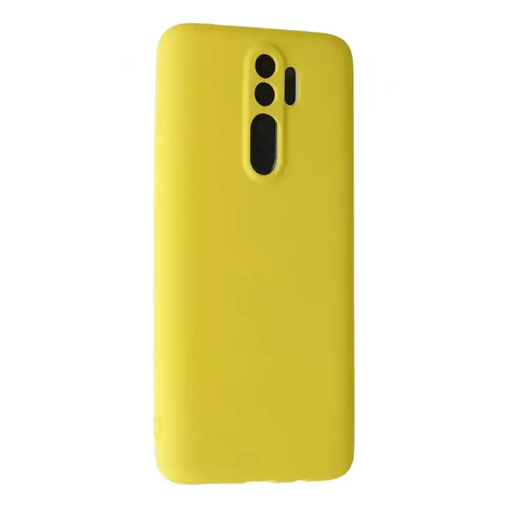 Newface Xiaomi Redmi Note 8 Pro Kılıf First Silikon - Sarı