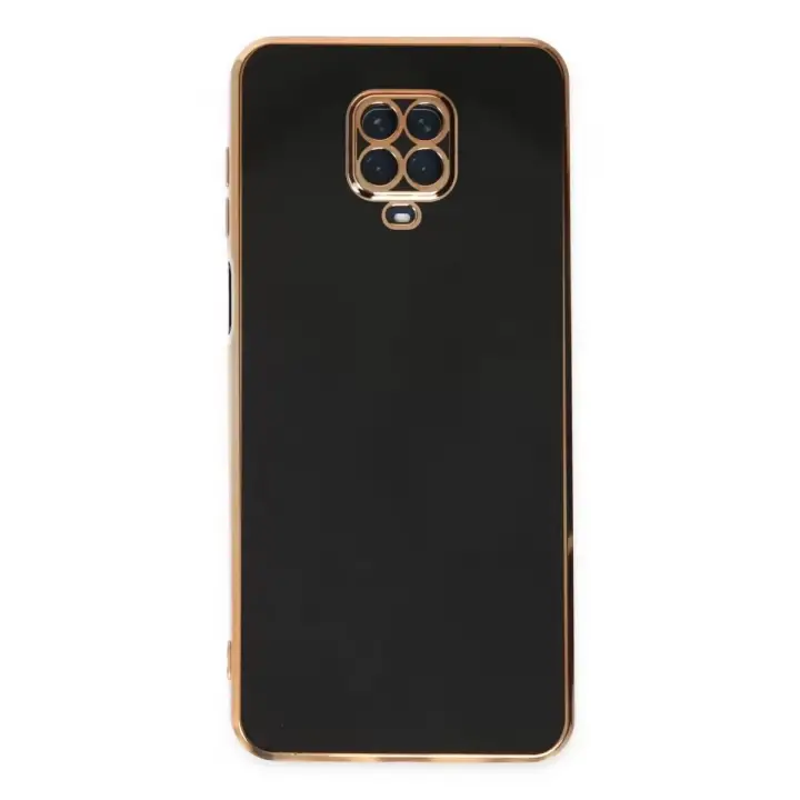 Newface Xiaomi Redmi Note 9 Pro Kılıf Volet Silikon - Siyah
