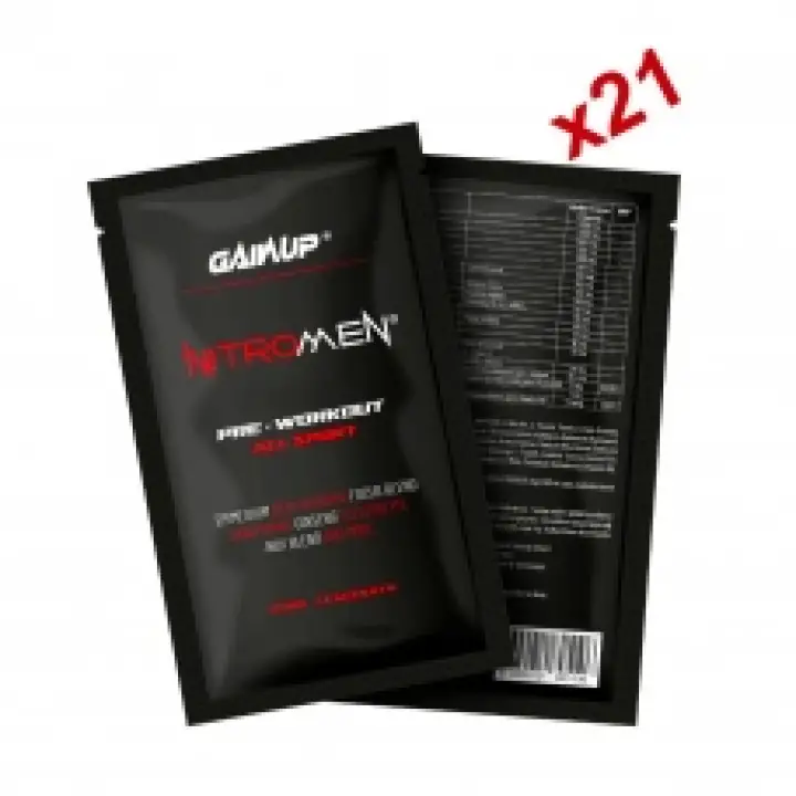 NitroMen Pre-Workout Pink Lemonade 21 Şase