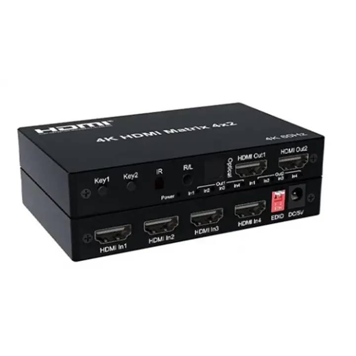 Nova HDMI 4×2 Matrix Switch 4K 60 Hz