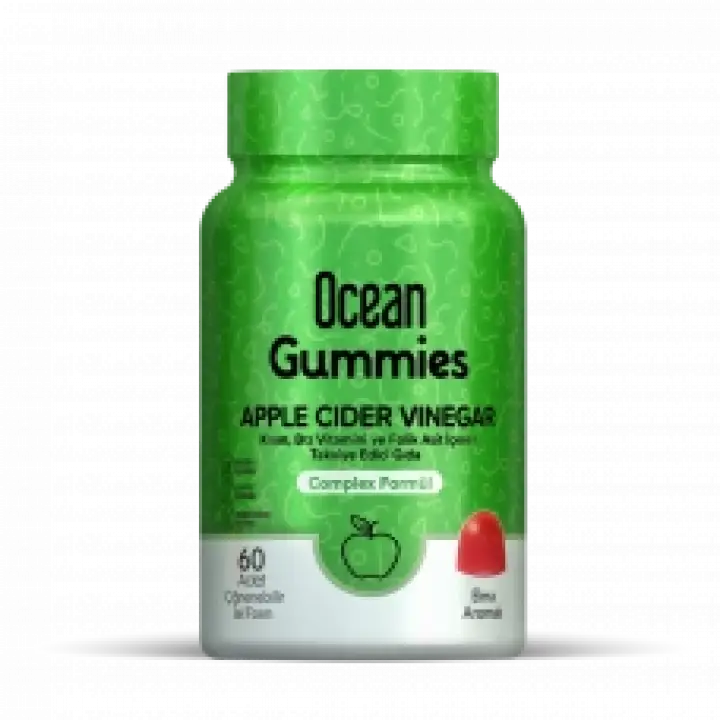 Ocean Gummies Apple Cider Vinegar 60 Adet