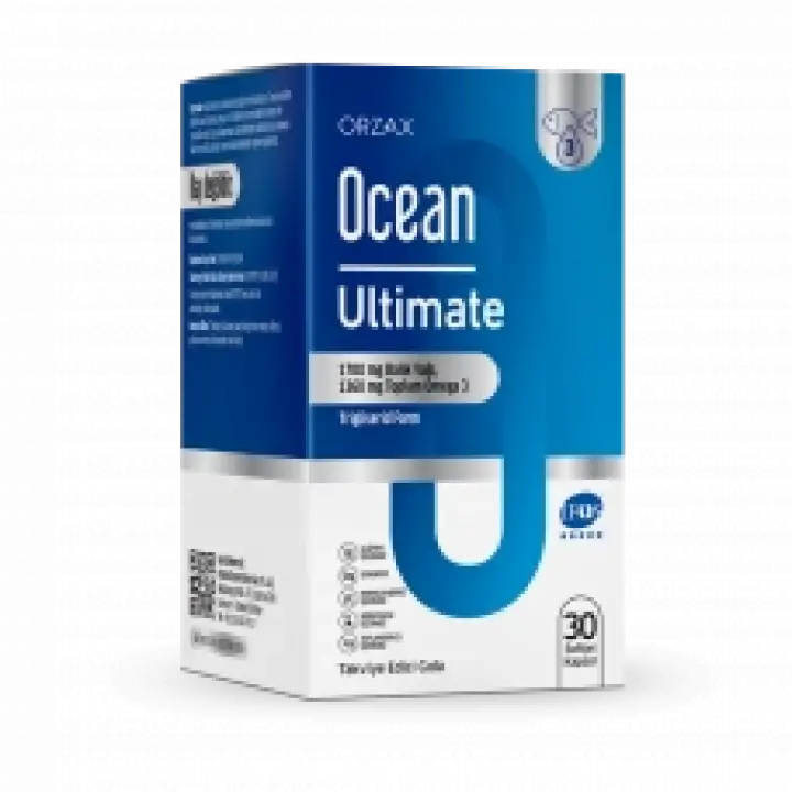 Ocean Ultimate 1200 Mg Balık Yağı 30 Kapsül