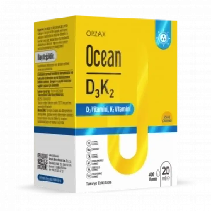 Ocean Vitamin D3 K2 Damla 20 mL