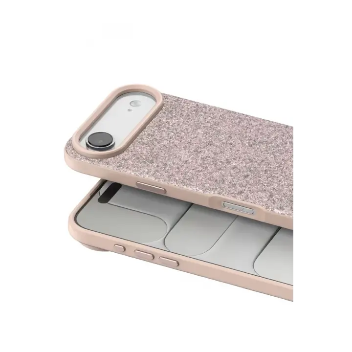 Onegif Apple iPhone 17 Air Bright Simli Kapak - Pembe