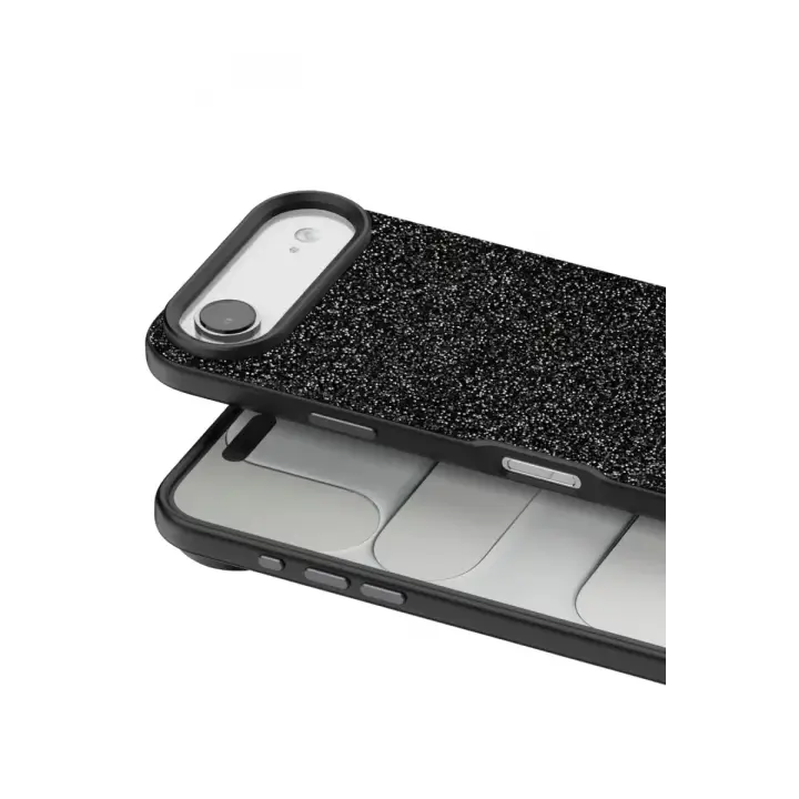 Onegif Apple iPhone 17 Air Bright Simli Kapak - Siyah