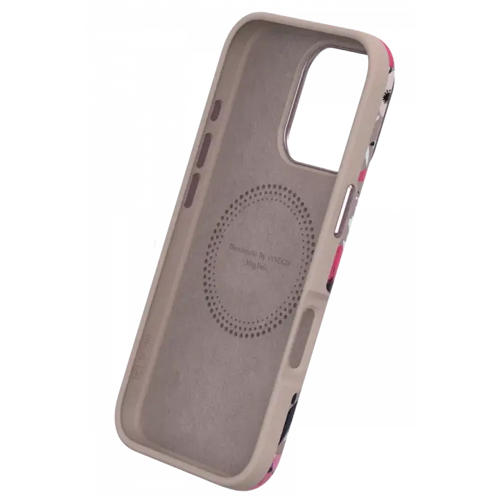 Onegif iPhone 15 Pro Flower Series Magsafe Kapak - Siyah