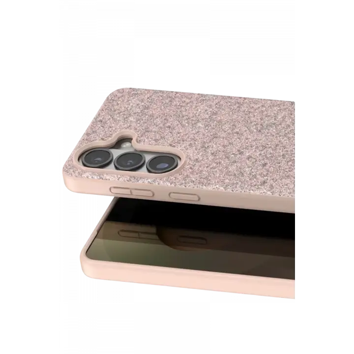 Onegif Samsung Galaxy S26 Plus Bright Simli Kapak - Pembe