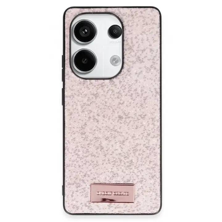 Onegif Xiaomi Redmi Note 13 Pro 4G Bright Simli Kapak - Pembe