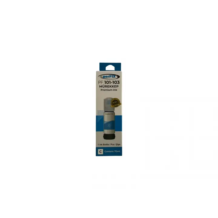 perFIX PF T103C Mavi Şişeli Mürekkep (70 ml )