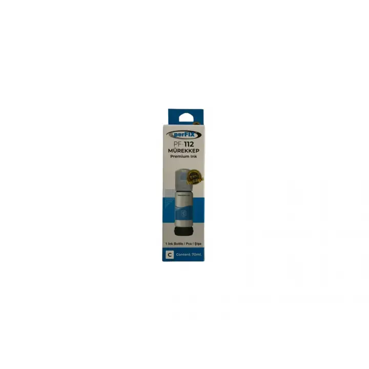 perFIX PF T112C Mavi Şişeli Mürekkep (70 ml )