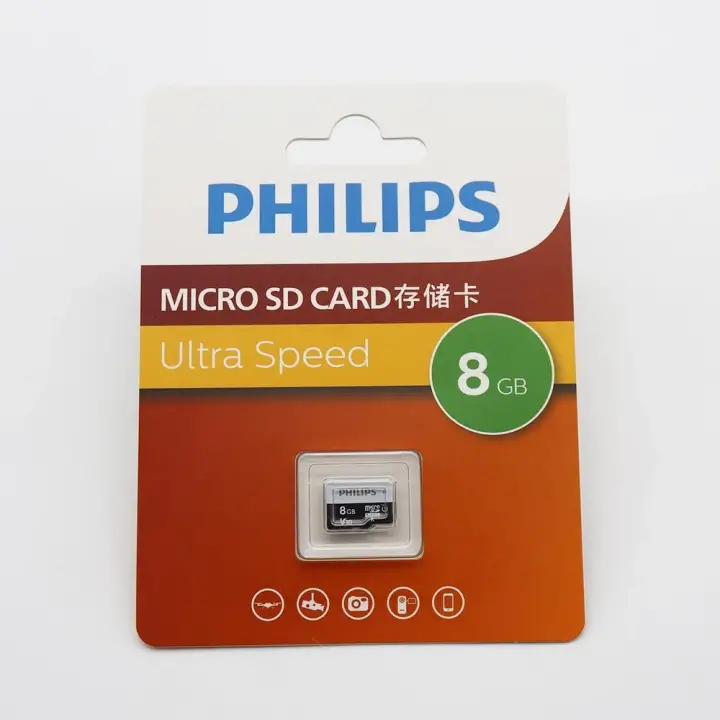 Philips 8GB MicroSD Hafıza Kartı (Adaptörsüz)