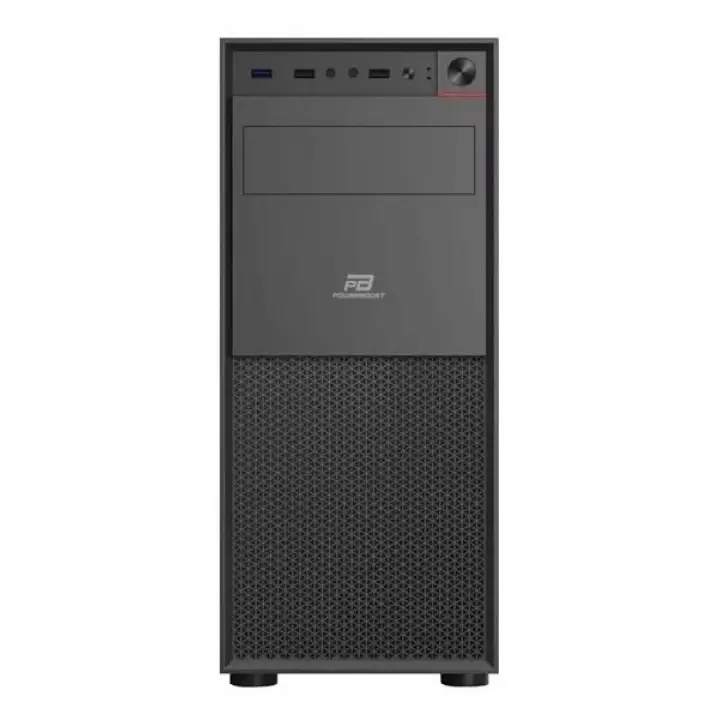 PowerBoost PB-A400B 400W DVD Yuvalı Panel 12cm fan +usb 3.0 Atx Kasa