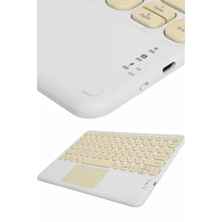Profesyonel Wifi Q Klavye Bluetooth Klavye Touchpad 10.8 Inç