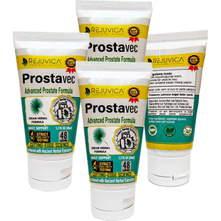 PROSTAVEC 50 ML KREM ERKEKLERE ÖZEL 4 ADET