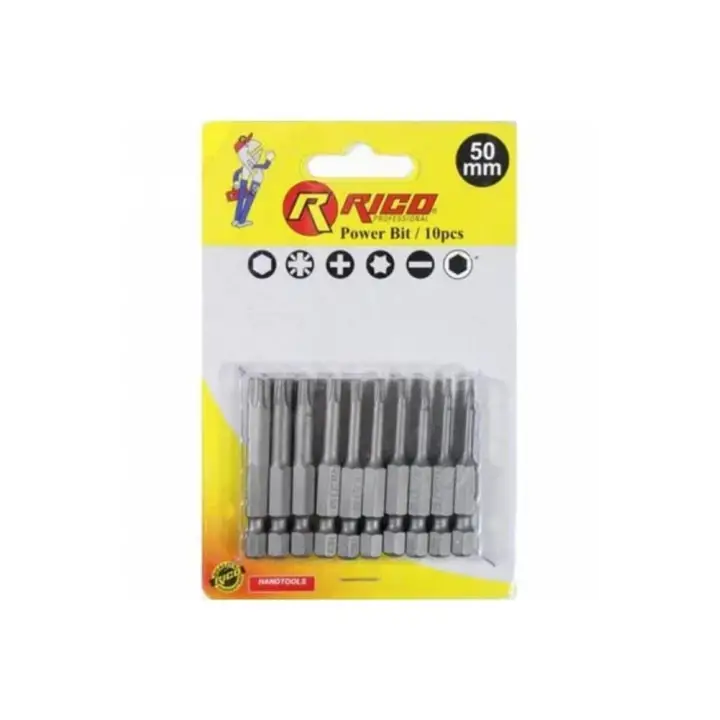 Rıco 005-KK1131 50MM 10 Parça Allen Bits Uç Seti